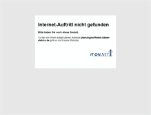 Tablet Screenshot of planungssoftware.kaiser-elektro.de